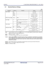 R5F1058AGLA#U0 Datasheet Page 16