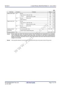 R5F1058AGLA#U0 Datasheet Page 17