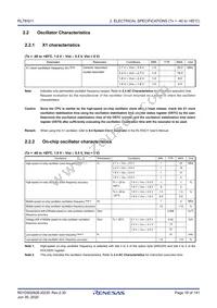 R5F1058AGLA#U0 Datasheet Page 18