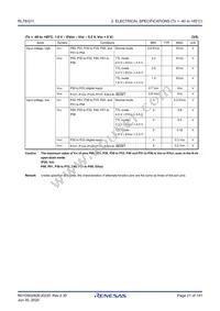 R5F1058AGLA#U0 Datasheet Page 21