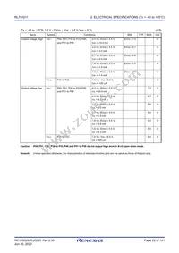 R5F1058AGLA#U0 Datasheet Page 22