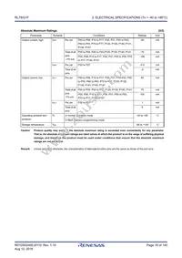 R5F11BCEALA#U0 Datasheet Page 16