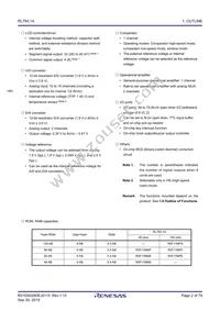 R5F11MPGAFB#30 Datasheet Page 2