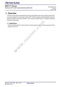 R5F21113DFP#U0 Datasheet Page 3