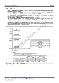 R5F21154DSP#U0 Datasheet Page 16