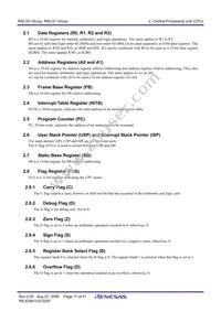 R5F2120AJFP#U0 Datasheet Page 13