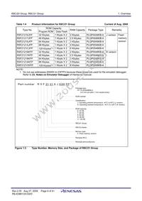 R5F2120CKFP#W4 Datasheet Page 8