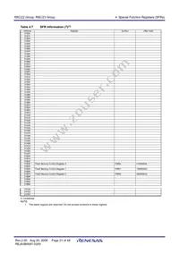 R5F2122AKFP#U0 Datasheet Page 23