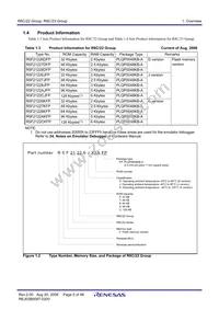 R5F21237JFP#W4 Datasheet Page 7