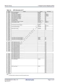 R5F21335TNFP#30 Datasheet Page 21