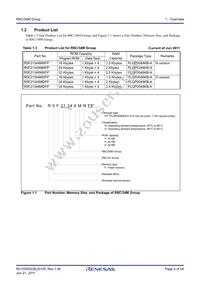 R5F21345MNFP#X4 Datasheet Page 4