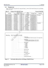 R5F21357CDFP#X4 Datasheet Page 4