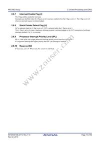 R5F2136ACDFP#V0 Datasheet Page 15