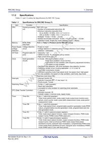 R5F21387CDFP#V0 Datasheet Page 2