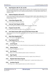 R5F2138CMNFP#V0 Datasheet Page 13