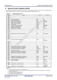 R5F2138CMNFP#V0 Datasheet Page 16