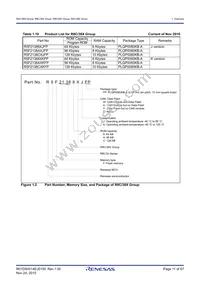 R5F2138CWKFP#W4 Datasheet Page 11