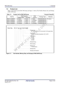 R5F213J6MNNP#U0 Datasheet Page 4