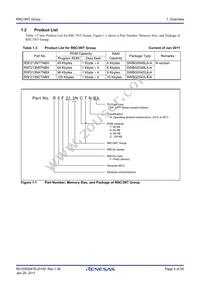 R5F213N7TNBX#W5 Datasheet Page 4