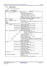 R5F2L3ACCNFA#U1 Datasheet Page 4