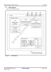 R5F2M120ADSP#W4 Datasheet Page 7