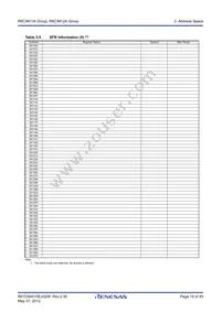 R5F2M120ADSP#W4 Datasheet Page 19