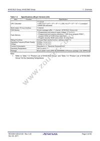 R5F35L33DFF#U0 Datasheet Page 3