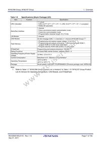 R5F35ME6JFE#U0 Datasheet Page 7