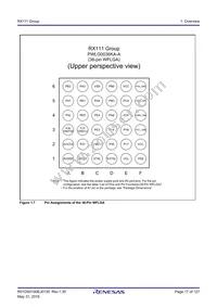 R5F5111JADNF#U0 Datasheet Page 17