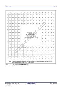 R5F5630EDDBG#U0 Datasheet Page 18