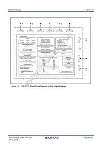 R5F64112DFB Datasheet Page 9