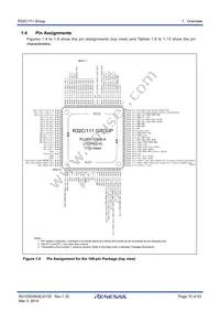 R5F64112DFB Datasheet Page 10