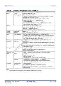 R5F64169PFD#UB Datasheet Page 4