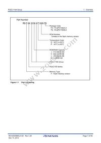 R5F6416JADFD#UA Datasheet Page 7