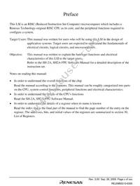 R5S72030W200FP Datasheet Page 7