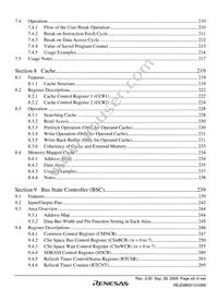 R5S72030W200FP Datasheet Page 15