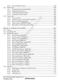 R5S72030W200FP Datasheet Page 20