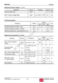 R6007ENJTL Datasheet Page 2