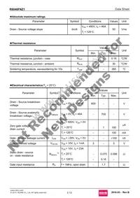 R6046FNZ1C9 Datasheet Page 2