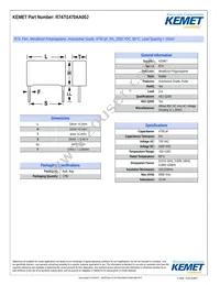 R747I1470AA00J Datasheet Cover