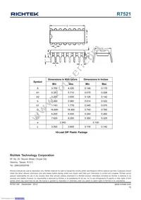 R7521GS Datasheet Page 13