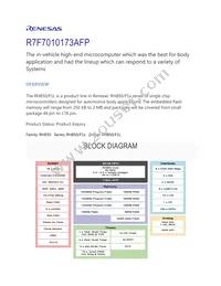 R7F7010173AFP#KA2 Datasheet Cover