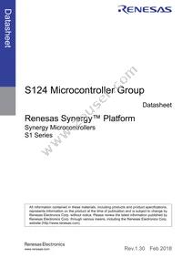 R7FS124763A01CNE#AC0 Datasheet Cover
