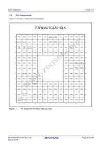 R7FS3A77C2A01CLK#AC1 Datasheet Page 16