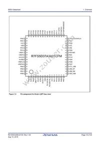 R7FS5D37A3A01CFP#AA0 Datasheet Page 18