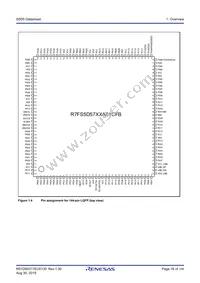 R7FS5D57A3A01CFP#AA0 Datasheet Page 18