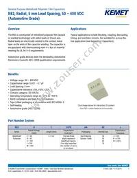 R82EC3220CK70K Datasheet Cover