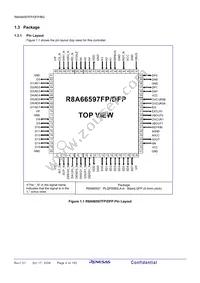 R8A66597DFP#RB1S Datasheet Page 6