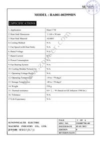 RA001-002999DN Datasheet Page 4