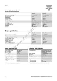 RA2A23D40C Datasheet Page 2